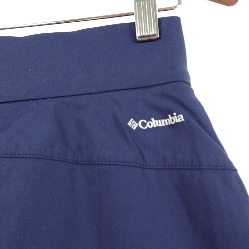 Columbia Short Skirt Skort Mini Shorts Women's Size S Blue Stretch Golf Tennis - Picture 5 of 7